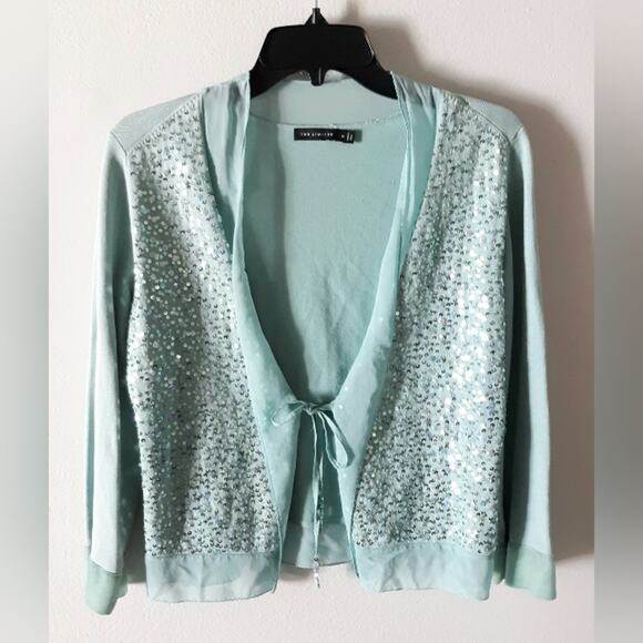 The Limited Sequin Silk Blouse - Picture 1 of 2